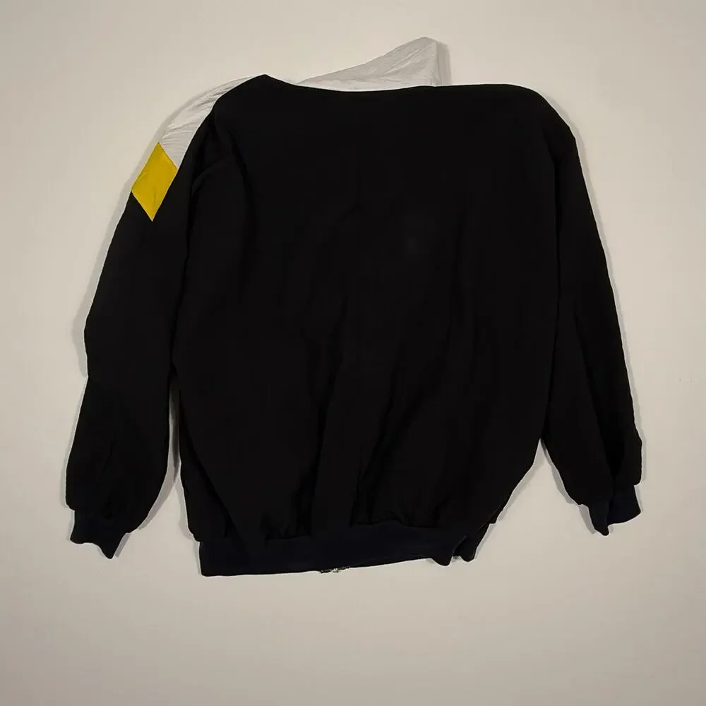 Vintage Susan Christopher Windbreaker Jacket‎ Colorblock Polka Dot USA S
